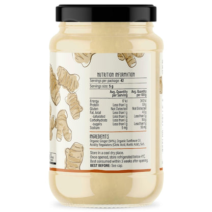 Jensens Organic Crushed Ginger 210g
