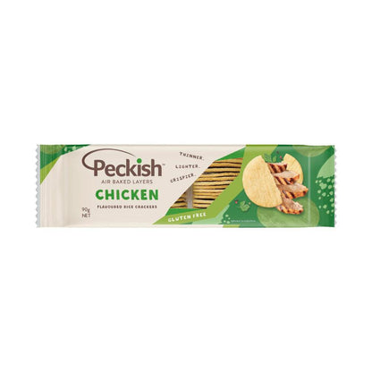 Peckish Rice Crackers Chicken - 90g