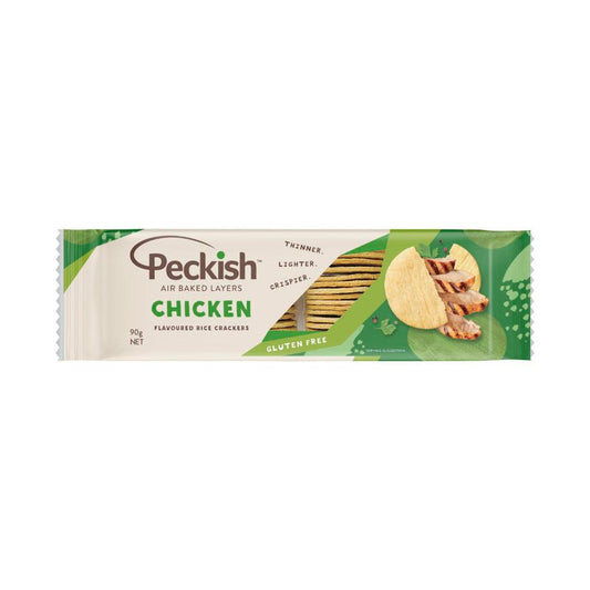 Peckish Rice Crackers Chicken - 90g
