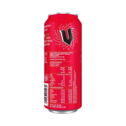 V Energy Drink Can Strawberry Crush - 500mL