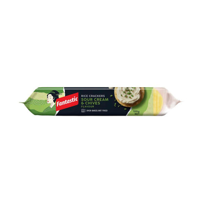 Fantastic Rice Cracker Sour Cream & Chives Flavour - 100g