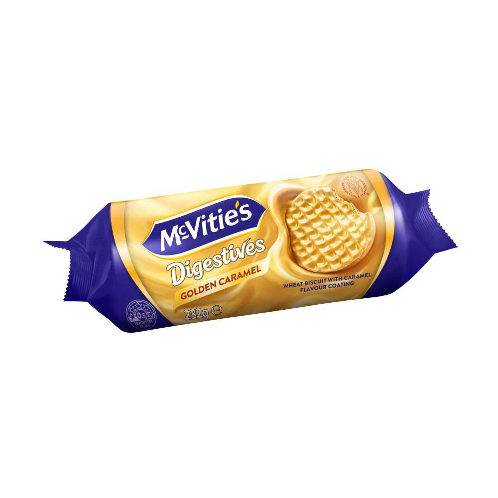 McVitie's Digestives Golden Caramel - 232g