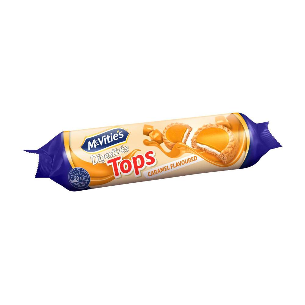 McVitie's Digestives Tops Caramel - 100g