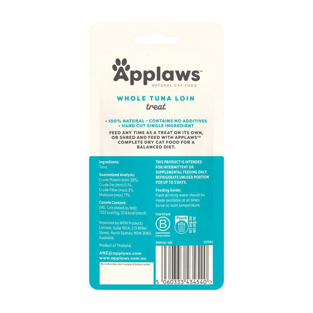 Applaws Cat Treat Tuna Loin - 30g