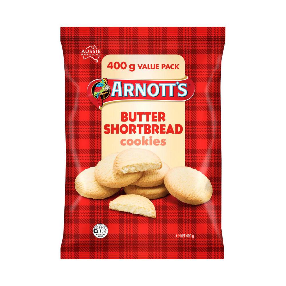 Arnott's Value Cookies Butter Shortbread - 400g