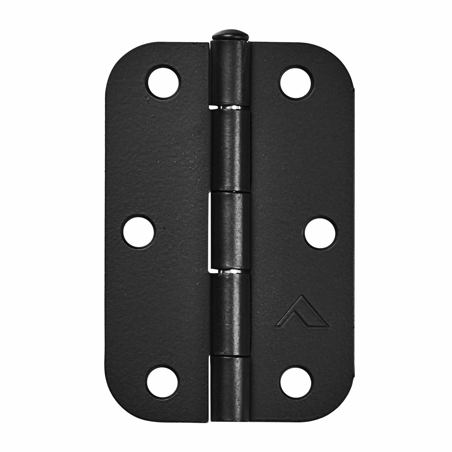 Pinnacle Radius Butt Hinge - 90mm - Black - 2 Pack