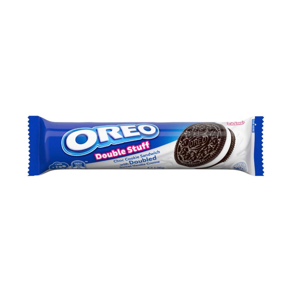 Oreo Creme Biscuits Double Stuffed - 136g
