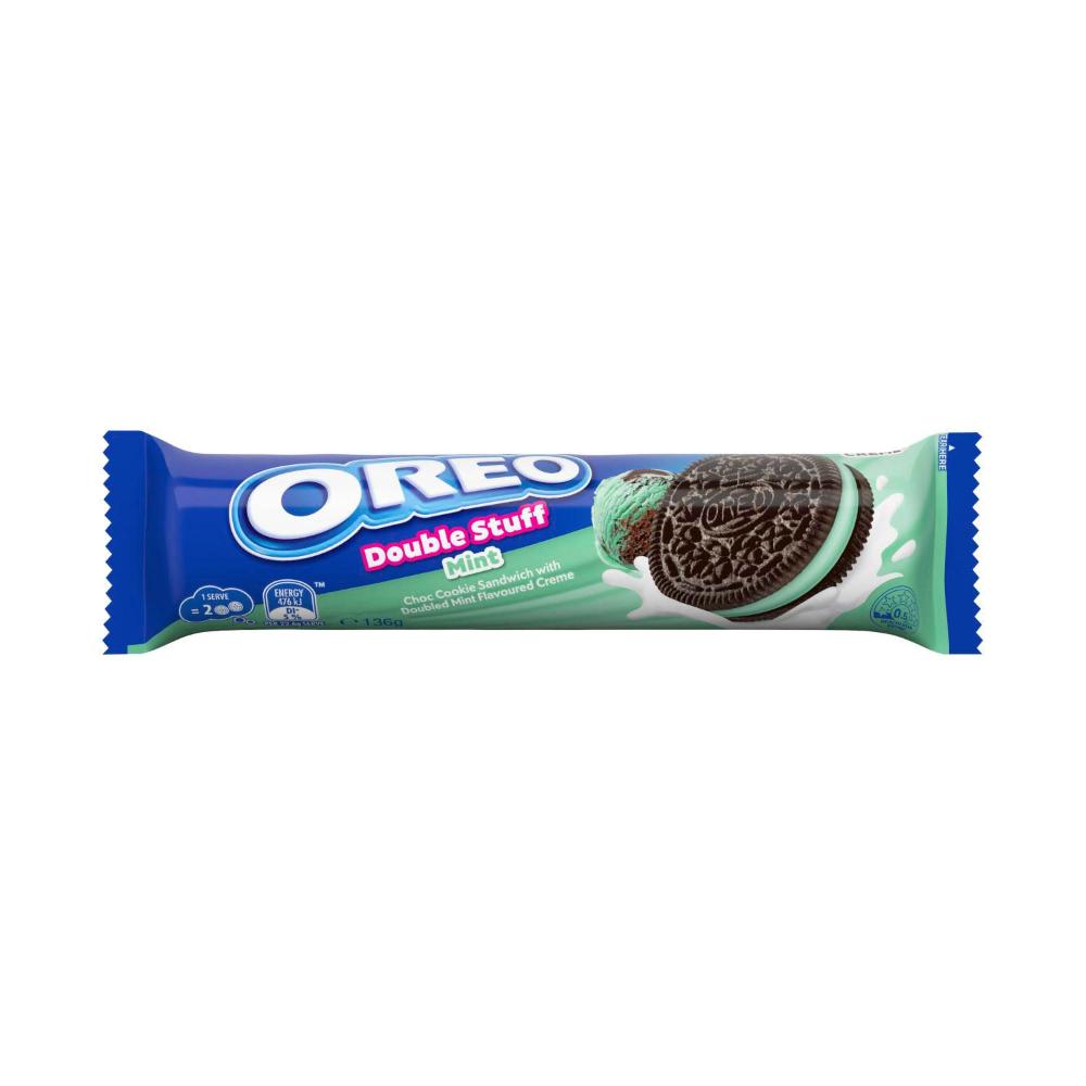Oreo Creme Biscuits Chocolate Mint - 136g