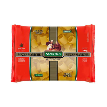 San Remo Mezze Maniche No 80 Pasta - 500g