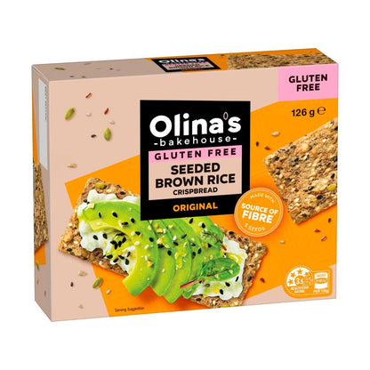 Olina's Bakehouse Seed Rice Crispbread Original - 126g