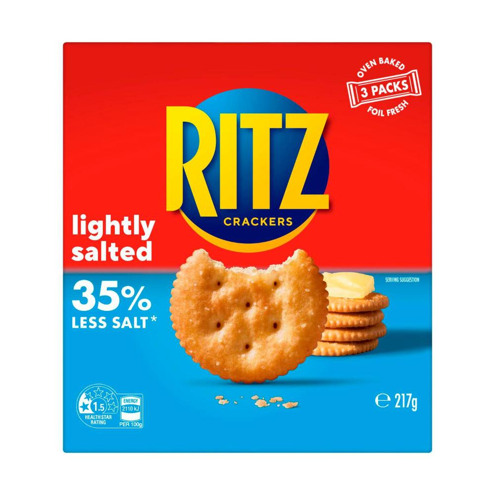 Ritz Crackers Lightly Salted - 217g