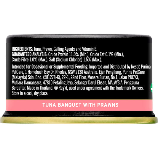 Fancy Feast Adult Royale Tuna Banquet With Prawns Wet Cat Food 85g