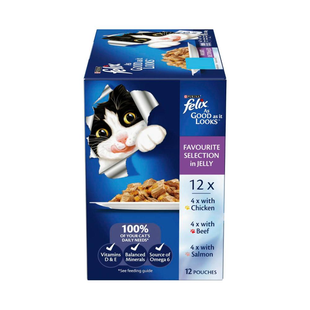Purina Felix As Good As It Looks Favourite Selection Cat Food - 12 pack