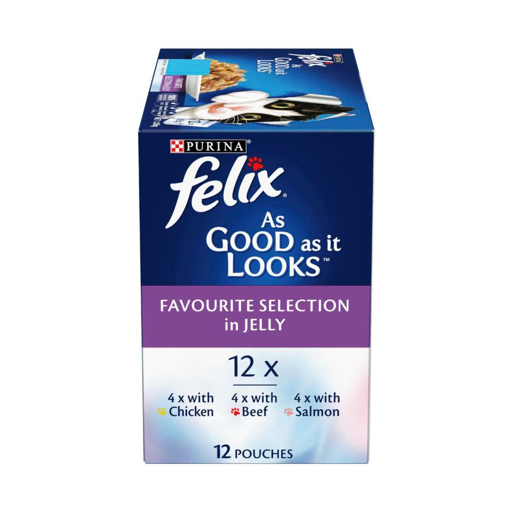 Purina Felix As Good As It Looks Favourite Selection Cat Food - 12 pack