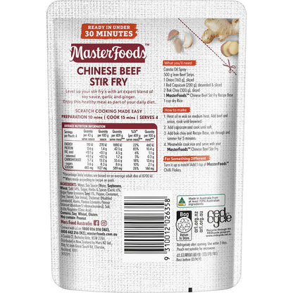 Masterfoods Chinese Beef Stir Fry Recipe Base 175g