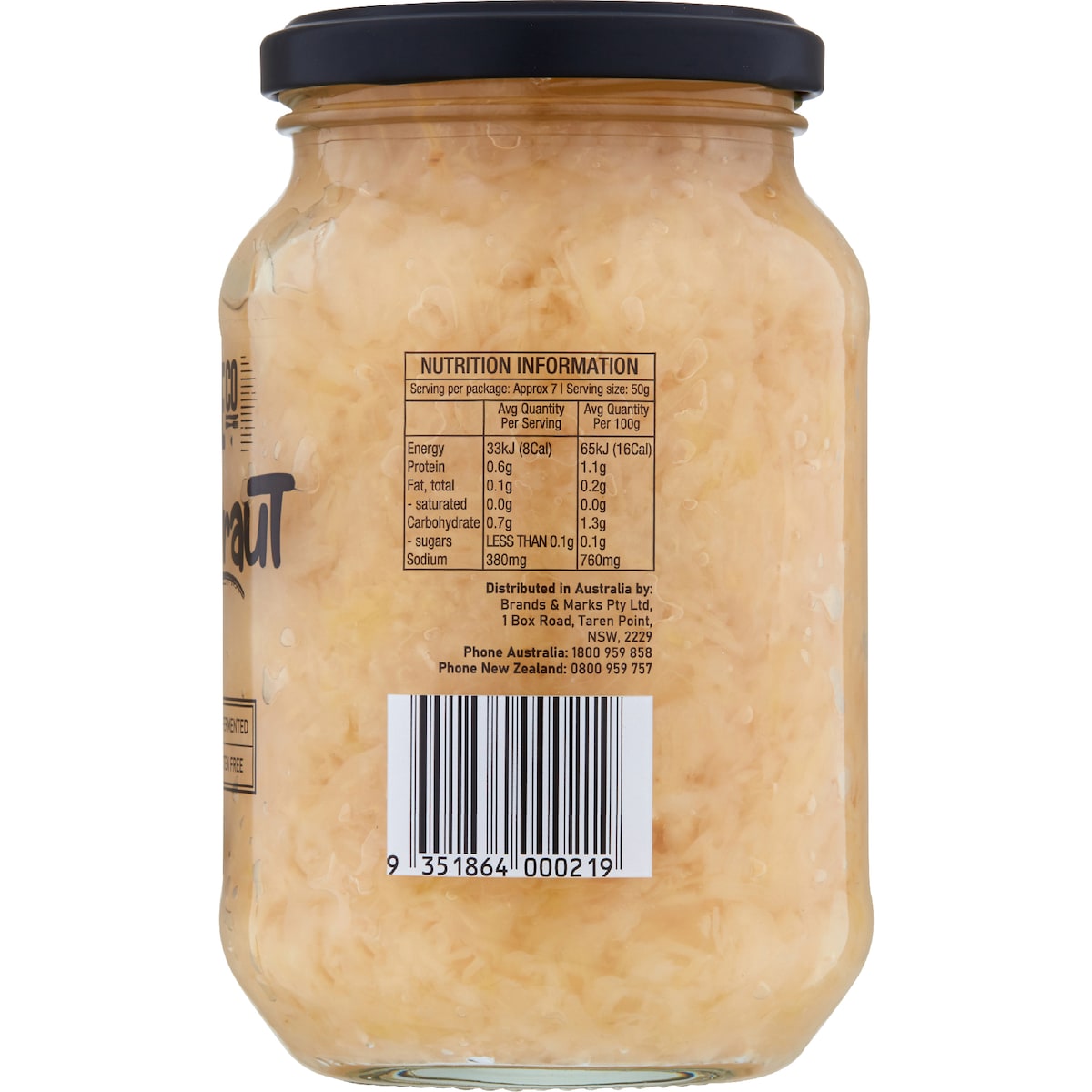 Bryne Co Sauerkraut 475g