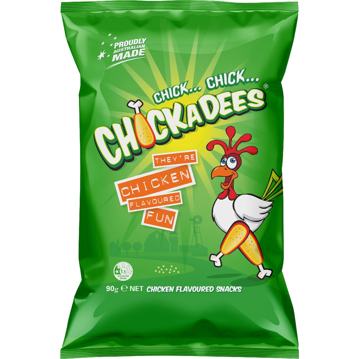 Chickadees Chicken Flavoured Snacks 90g