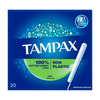 Tampax Tampons Regular With Applicator - 20 Pack