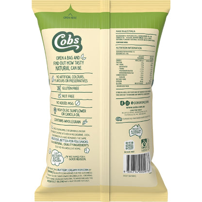Cobs Natural Popcorn Best Ever Butter 90g
