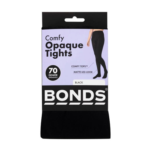 Bonds 70d Opaque /no Dig Tight Black Medium/large - 1 pack