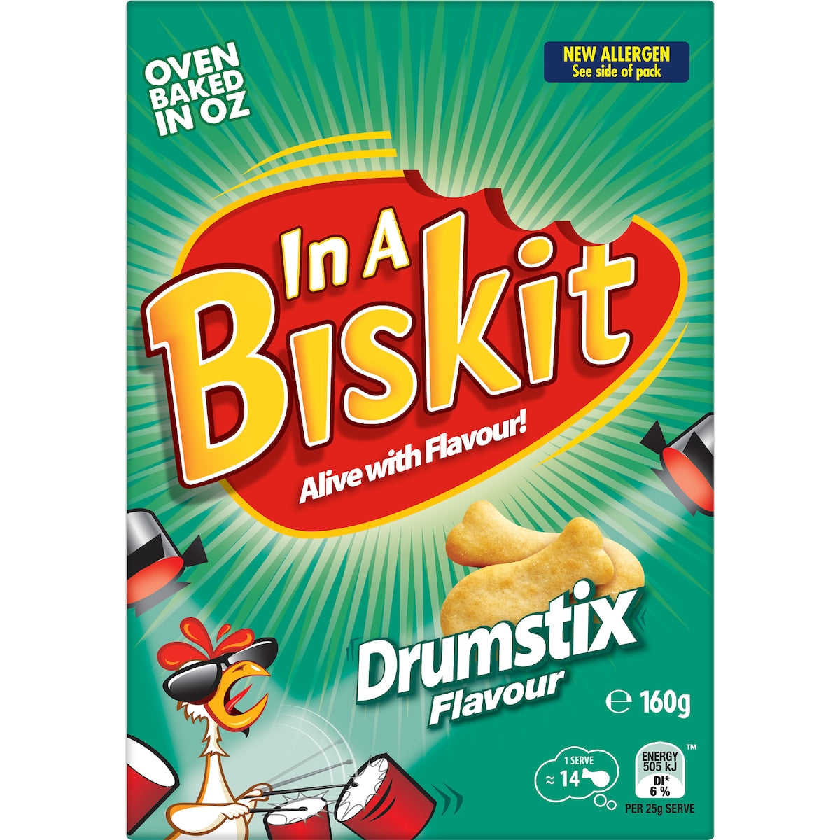 In A Biskit Ritz Drumstix Crackers 160g