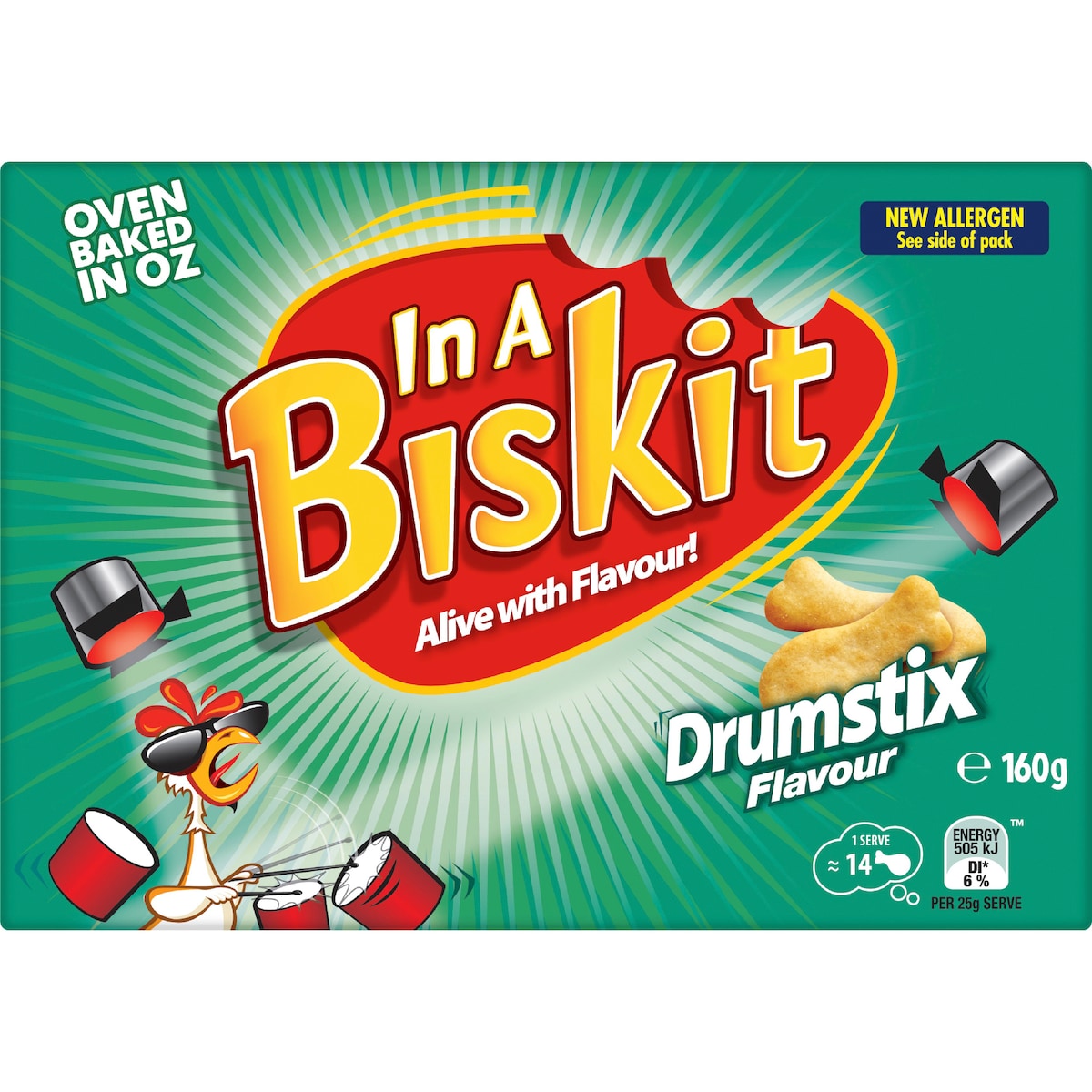 In A Biskit Ritz Drumstix Crackers 160g