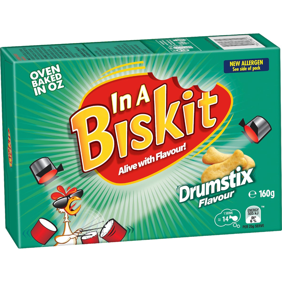 In A Biskit Ritz Drumstix Crackers 160g