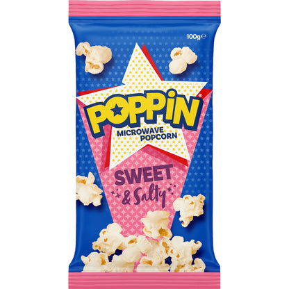 Poppin Microwave Popcorn Sweet & Salty 100g