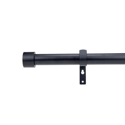Pillar Black Curtain Rod Finial - 16mm - 2 Pack