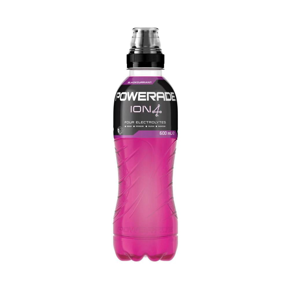 Powerade Ion4 Blackcurrent Sports Drink Sipper Cap - 600mL