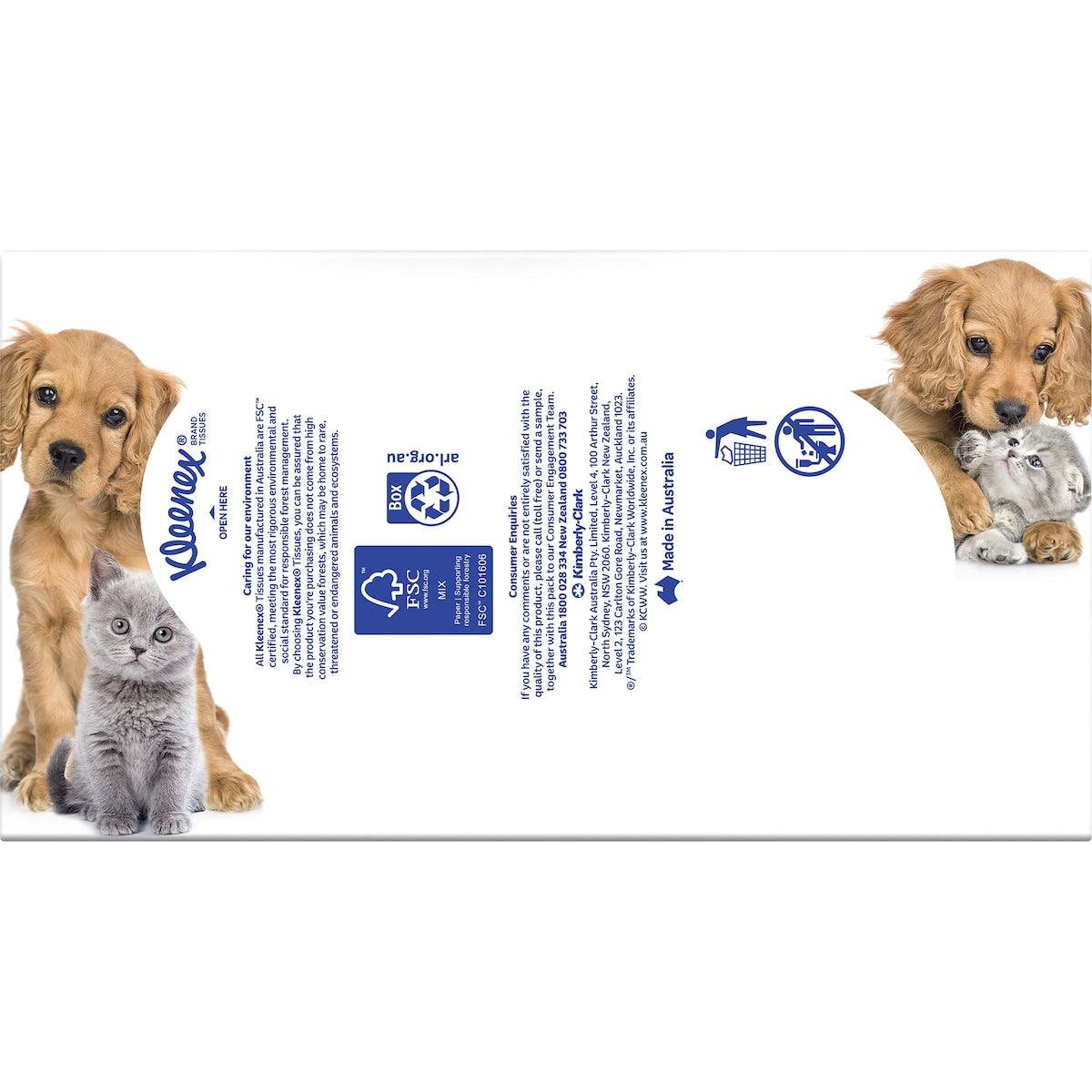 Kleenex Large & Thick 3 Ply Facial Tissues 95 Pack