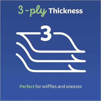 Kleenex Large & Thick 3 Ply Facial Tissues 95 Pack