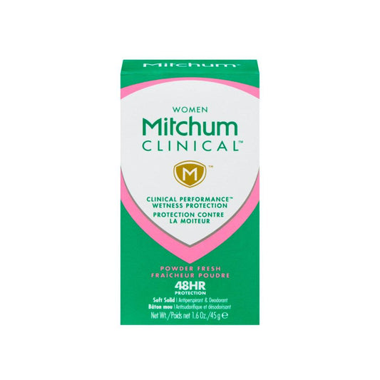 Mitchum Clinical Antiperspirant Deodorant 48 Hour Powder Fresh For ... 45g
