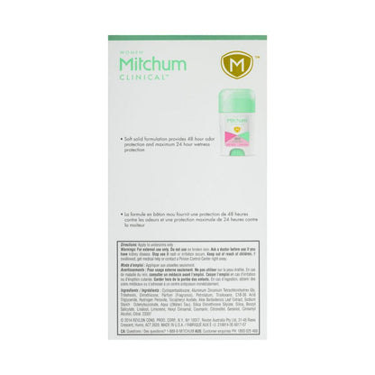 Mitchum Clinical Antiperspirant Deodorant 48 Hour Powder Fresh For ... 45g