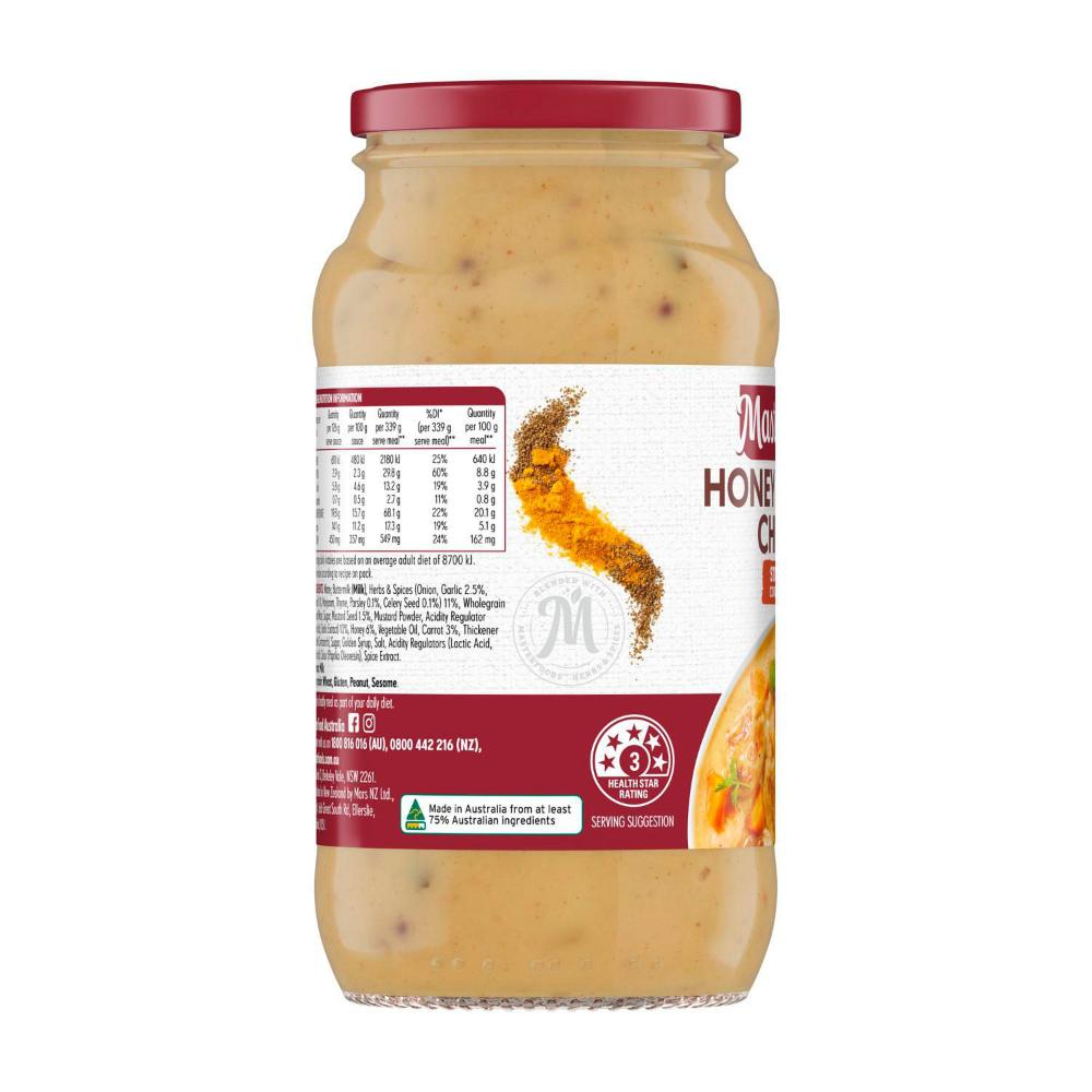 MasterFoods Honey Mustard Chicken Simmer Sauce - 505g