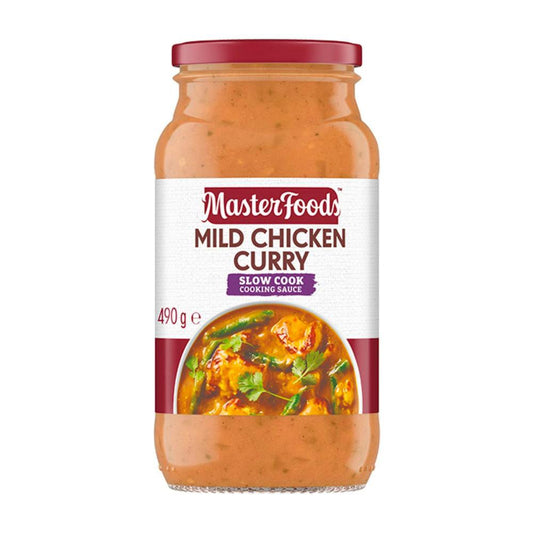 MasterFoods Mild Chicken Curry Slow Cook Simmer Sauce - 490g