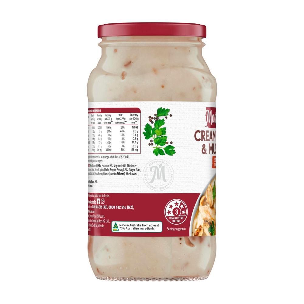 MasterFoods Creamy Chicken & Mushroom Simmer Sauce - 490g
