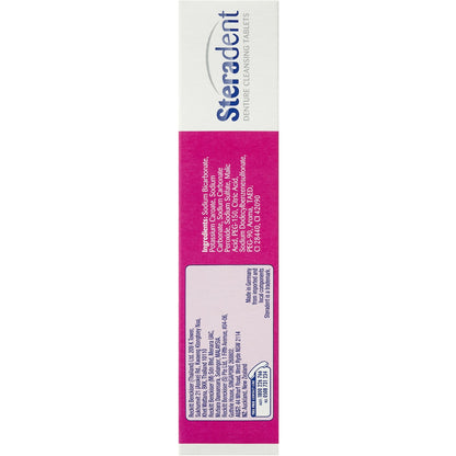 Steradent Denture Cleaning Tablets Extra Strength Intensive Whitening 30 Pack