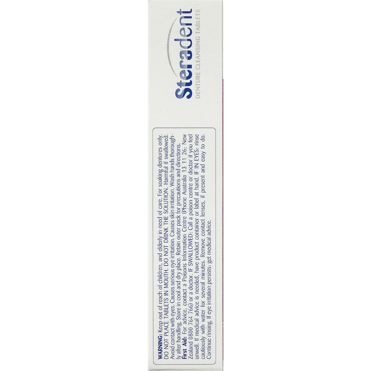Steradent Denture Cleaning Tablets Extra Strength Intensive Whitening 30 Pack