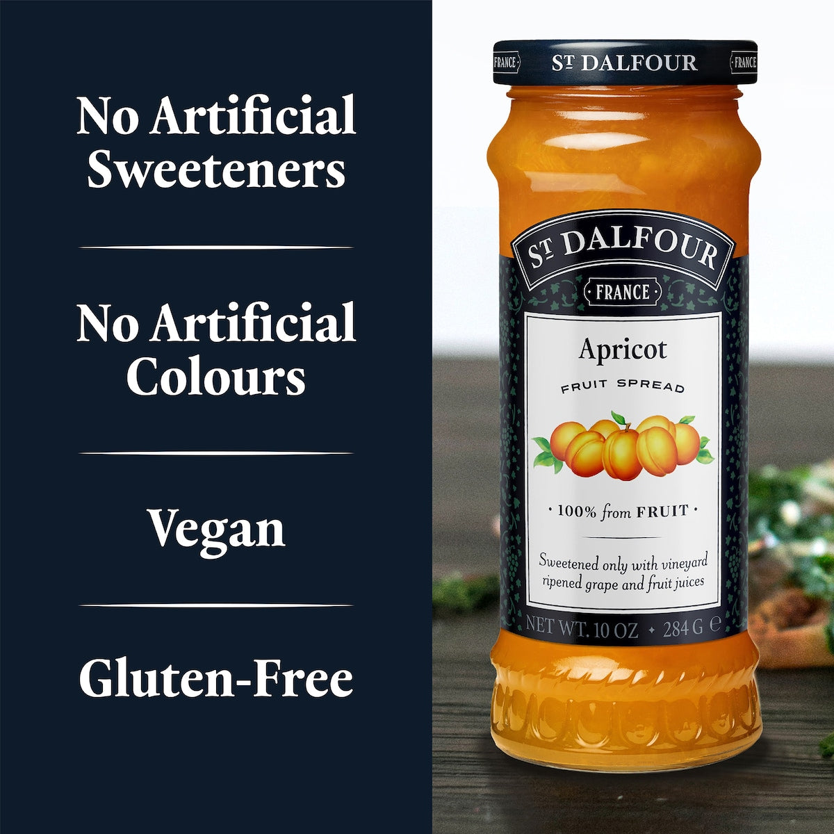 St Dalfour Apricot 284g