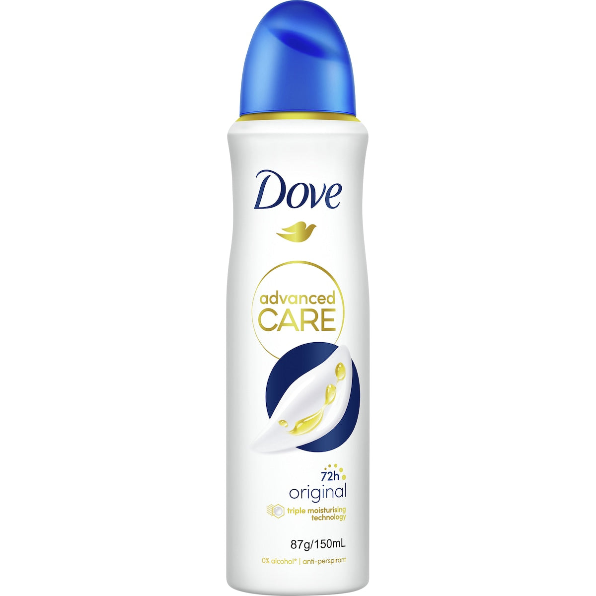 Dove Advanced Care Antiperspirant Deodorant Original 72h 150ml