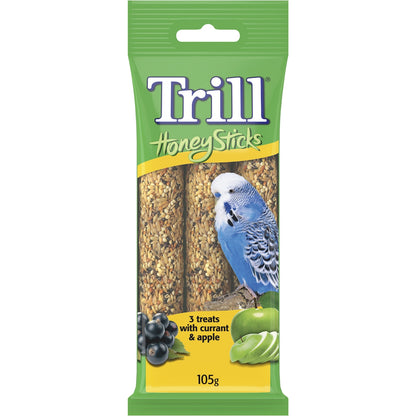 Trill Bird Honey Stick Variety Budgerigar 105g