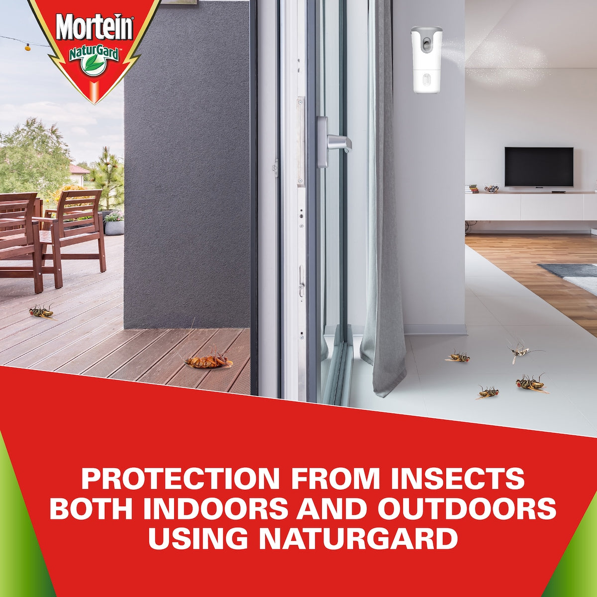 Mortein Naturgard Odourless Multi Insect Automatic Spray Refill 152g