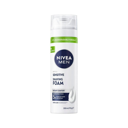 Nivea Men Sensitive Shaving Foam - 200mL