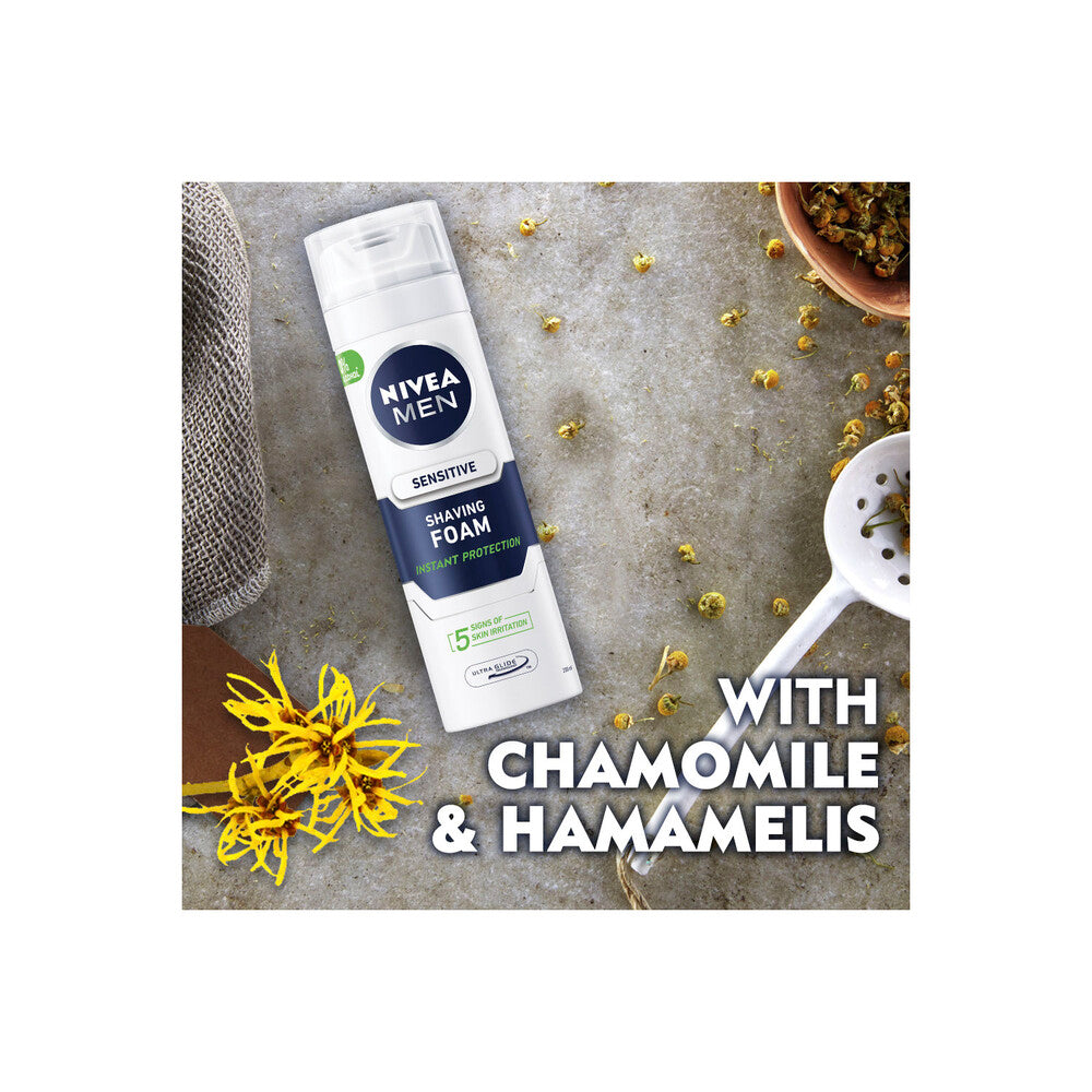 Nivea Men Sensitive Shaving Foam - 200mL