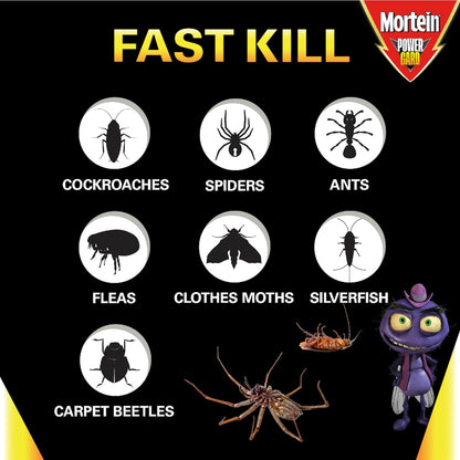 Mortein Powergard Easy Reach Crawling Insect Surface Spray 350g