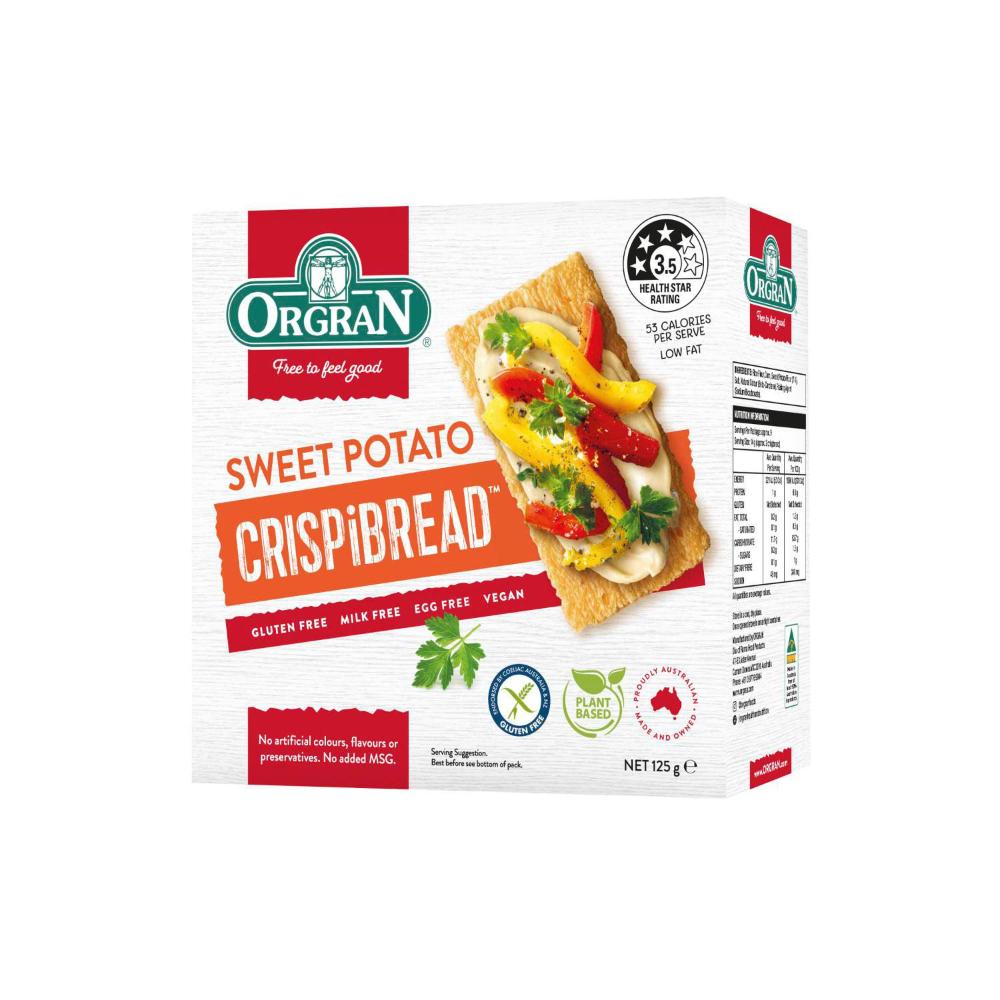 Orgran Sweet Potato Crispibread - 125g