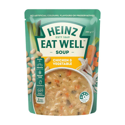 Heinz Eat Well Soup Pouch Chicken & Vegetable - 380g