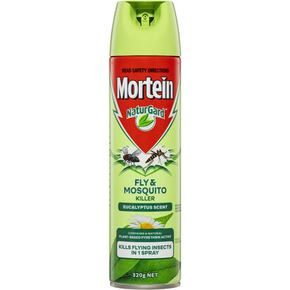 Mortein Naturgard Eucalyptus Fly & Mosquito Spray 320g