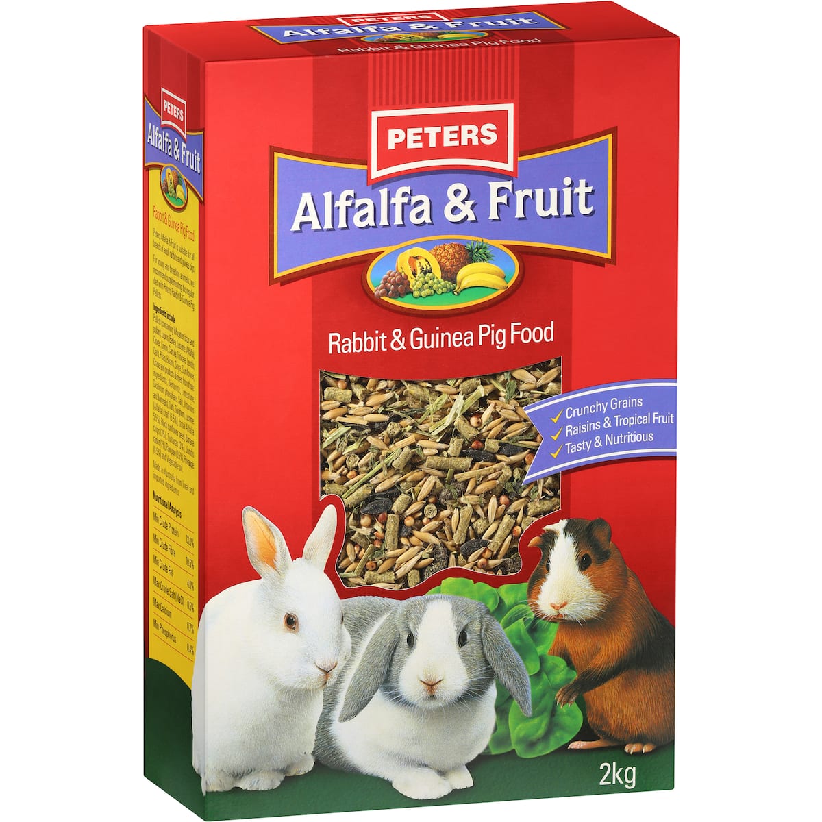 Peters Alfalfa & Fruit Rabbit & Guinea Pig Food 2kg